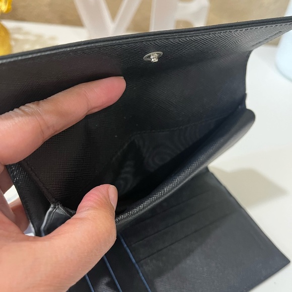 PRADA TESSUTO BLACK NYLON WALLET - Picture 10 of 15